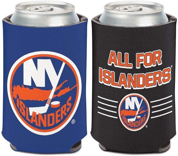 New York Islanders Slogan Design NHL Can Cooler 12oz Collapsible Koozie