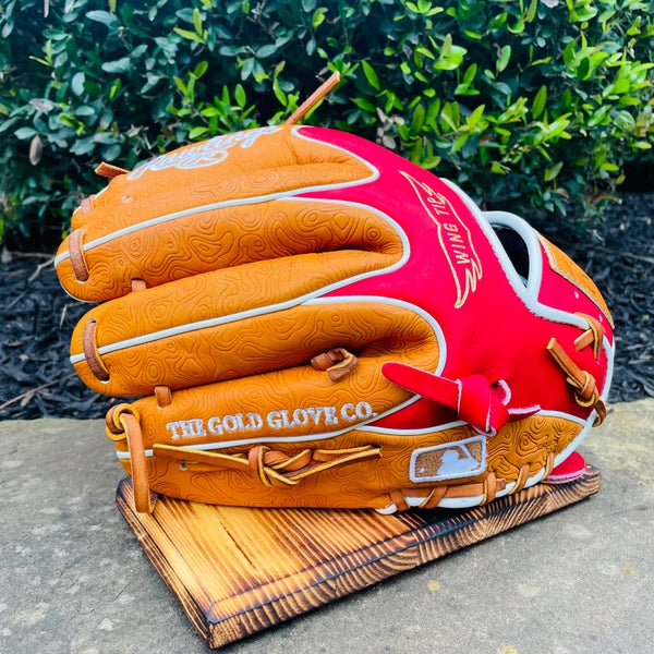 New Rawlings Heart of the Hide ColorSync Red/Tan PRO204W-2XS Right Hand  Throw Glove 11.5