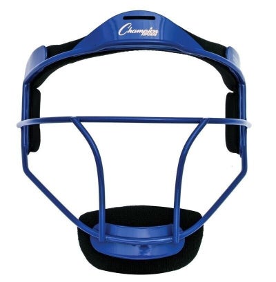Champion Sports Softball ADULT Pitcher / Fielder Mask, Wide Vision, Blue