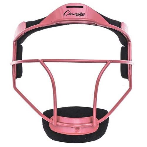 Champion Sports Softball ADULT Pitcher / Fielder Mask, Wide Vision, Pink