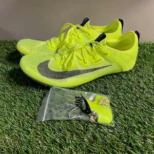 Nike Zoom Superfly Elite 2 Volt Mint Foam Track Spike Shoes DR9923-700 Size 10