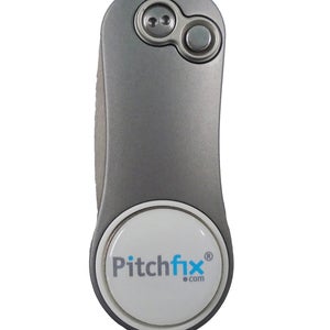 NEW Pitchfix Hybrid 2.0 Silver/Red Divot Tool/Ballmarker/Pencil Sharpener