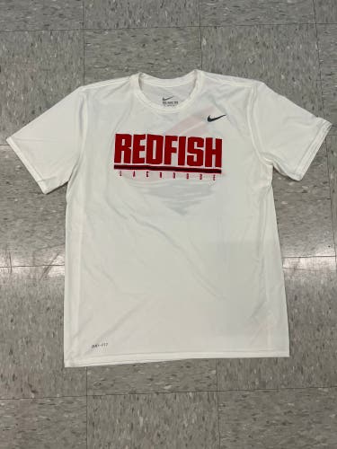 New Nike red fish shirt L