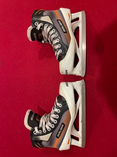 Used Bauer Regular Width Size 4.5 Performance Hockey Goalie Skates
