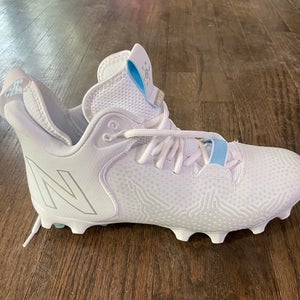 White Unisex Molded Cleats High Top Freeze