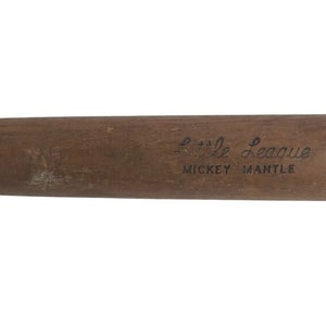 Vintage 1960's Mickey Mantle J2 H&B 32” Hillerich &Bradsby Little League
