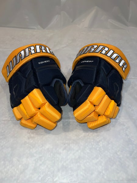 Warrior 13" Pro Stock Covert QRE30 Gloves Blue/Gold