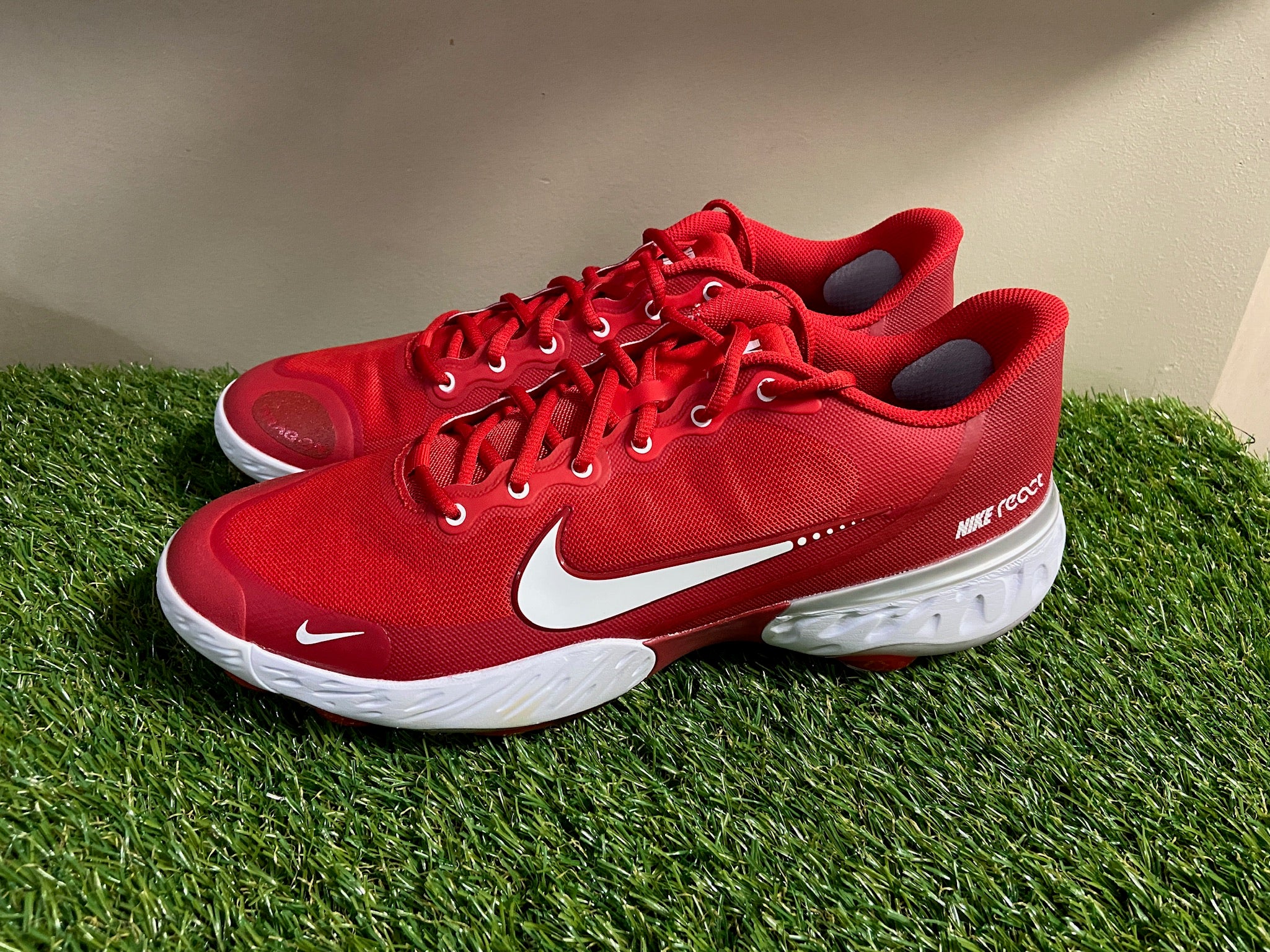 NIKE REACT VAPOR Ultrafly Elite 3 Baseball Cleats Red/White Mens 11.5  DC9907-600 $99.00 - PicClick