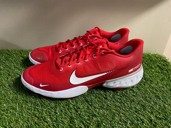 Nike Alpha Huarache Elite 3 Low Baseball Cleats Red Mens Size 11 CK0746-600 NEW
