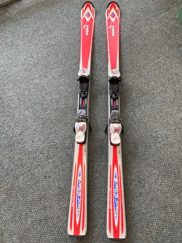 Used Volkl Tigershark 150 CM Skis W/ Marker 7.0 Bindings