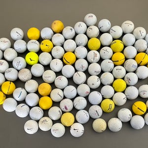 100 assorted GOLF balls - wide Variety (LOTi1)