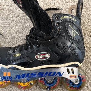 Mission Proto V size 8D inline Hockey Skates