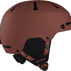 Retrospec Comstock Ski & Snowboard Helmet for Adults, Matte Burgundy, S (52-55cm)