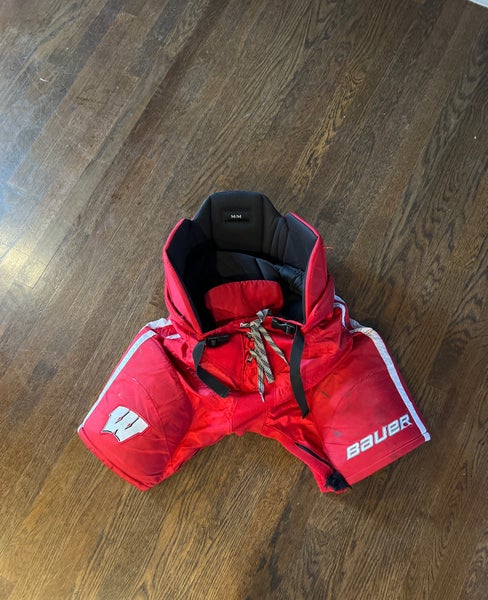 Wisconsin Badgers Intermediate Medium Bauer Pro Stock Nexus Hockey Pants