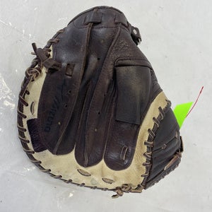 Used Mizuno Franchise Gxc 93 33 1 2" Leather Baseball Catcher's Mitt Glove Lht