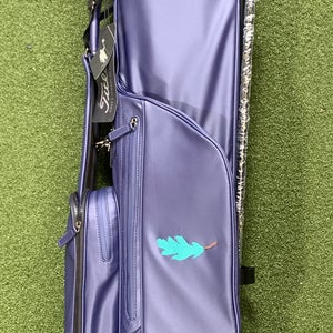 Titleist Linkmaster Caddy Carry Bag Blue 3-Way Divide Navy Blue Golf Bag NEW