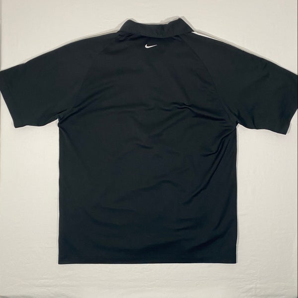 Nike Mens Team Authentic Dry Short Sleeve Elite Polo White/Black/N/A Size XL