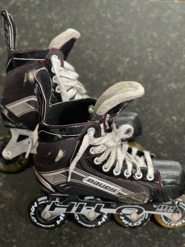 Used Bauer Regular Width Size 4 Vapor X300R Inline Skates