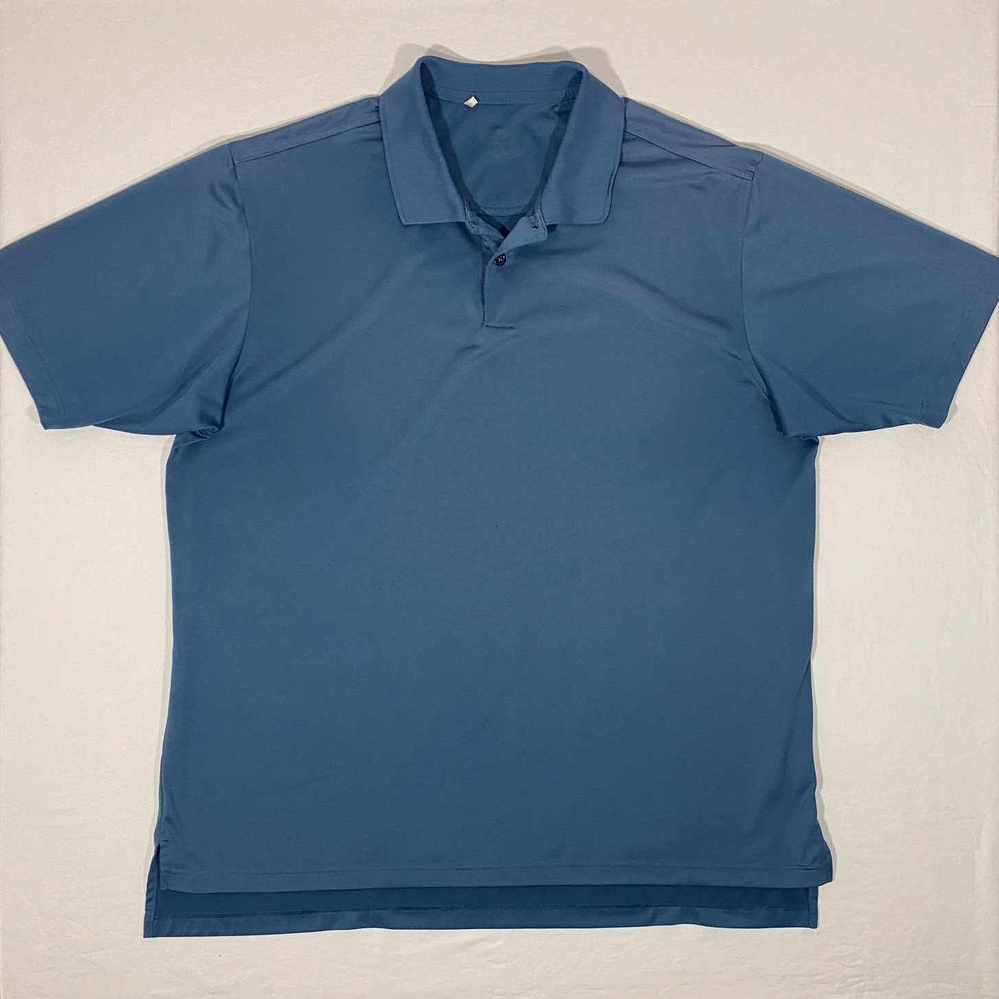 Adidas Golf ClimaLite Men's Size XL Blue Short Sleeve Performance Polo Shirt