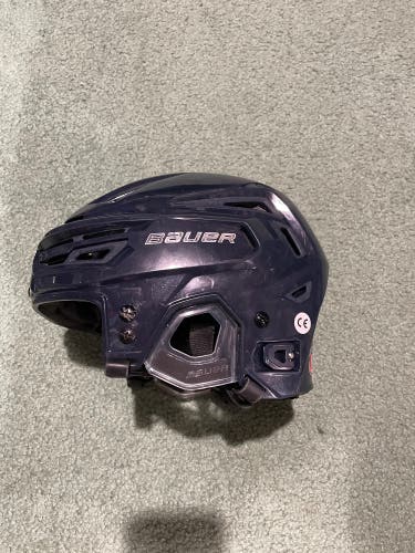 Used Navy Medium Bauer Re-Akt 150 Helmet
