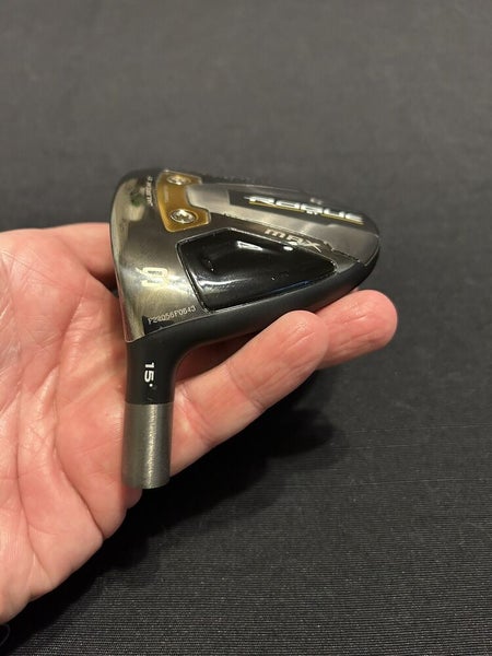 MINT LEFT HAND Callaway Rogue ST MAX 15° fairway wood 3 wood Head only LH