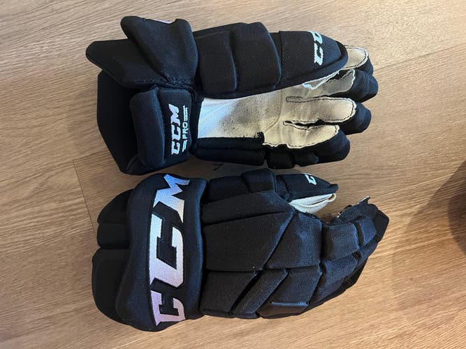 CCM Pro Gloves - Black - 14 inch - Lightly Used
