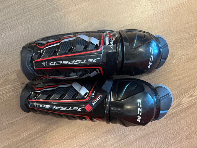 CCM Jetspeed Shin Pads - Barely Used - 14 Inch