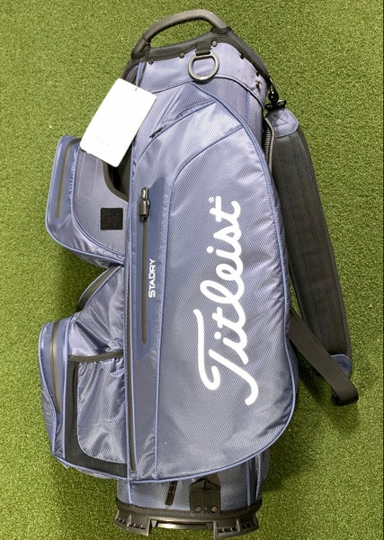 Titleist Cart 15 StaDry Cart Bag Blue 15-Way Divide Single Strap Golf Bag NEW