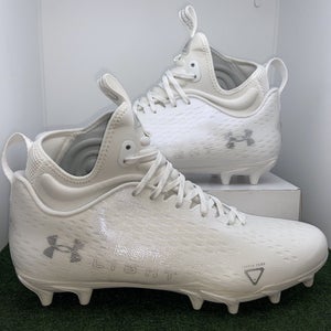 New Men's Size 11 Molded Football Cleats Under Armour Mid Top Spotlight Lux MC