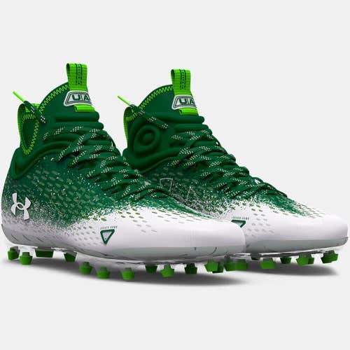 New Men's Size 14 Molded Football Cleats Mid Top Under Armour Spotlight Lux MC 2.0