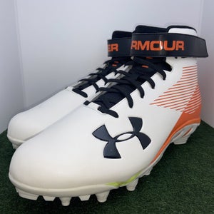 New Men's Size 14.5 Molded Football Cleats Under Armour Spine Mid Top