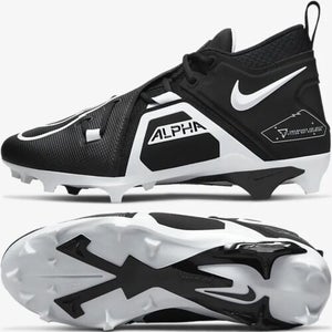 New Men's Size 11.5 Molded Football Cleats Nike Alpha Menace Pro 3 Black