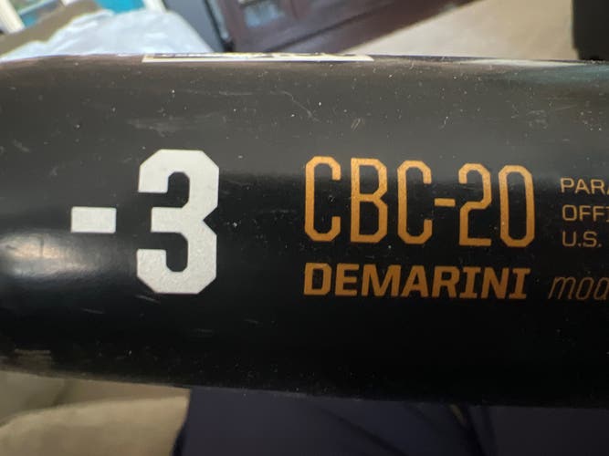 Used 2020 DeMarini (-3) 27 oz 30" CF Zen Bat