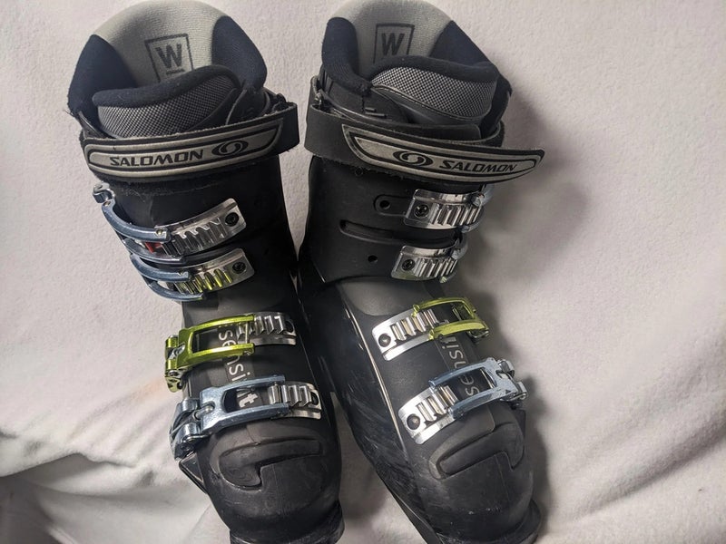 Rustik Lave Symposium Salomon XWave 6.0 Ski Boots Size 23.5 Color Black Condition Used |  SidelineSwap