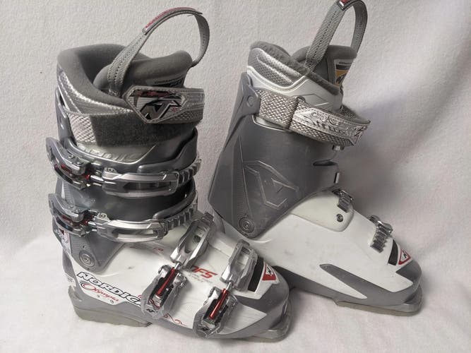Nordica Olympia Ski Boots Size 23.5 Color White Condition Used