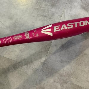 Used Easton Pink Sapphire Alloy Bat -10 17OZ 27"