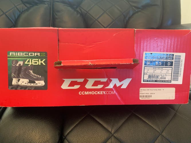 Senior Used CCM RibCor 46K Pump Hockey Skates Regular Width Size 8.5