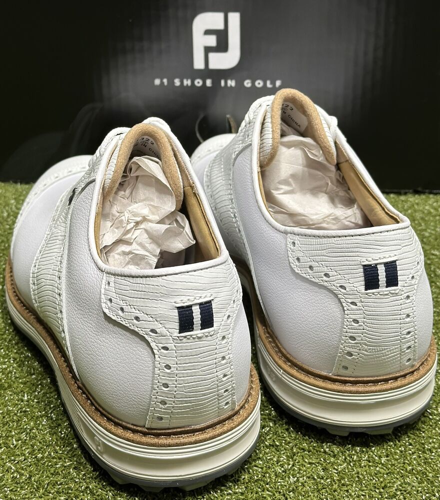 FootJoy Dryjoys Premiere Series Field Golf Shoes White 53986