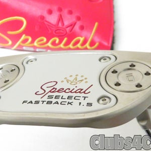 Titleist Scotty Cameron Special Select Fastback 1.5 Putter 35" +Cover .. NEW