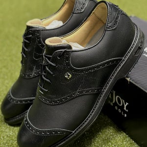 FootJoy 2023 DryJoys Premiere Wilcox Golf Shoes 54326 Black 10.5 Wide EE #90339