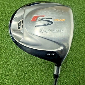 TaylorMade R5 Dual Driver 9.5*  /  RH  / Stiff Graphite ~45" / NEW GRIP / jd7855