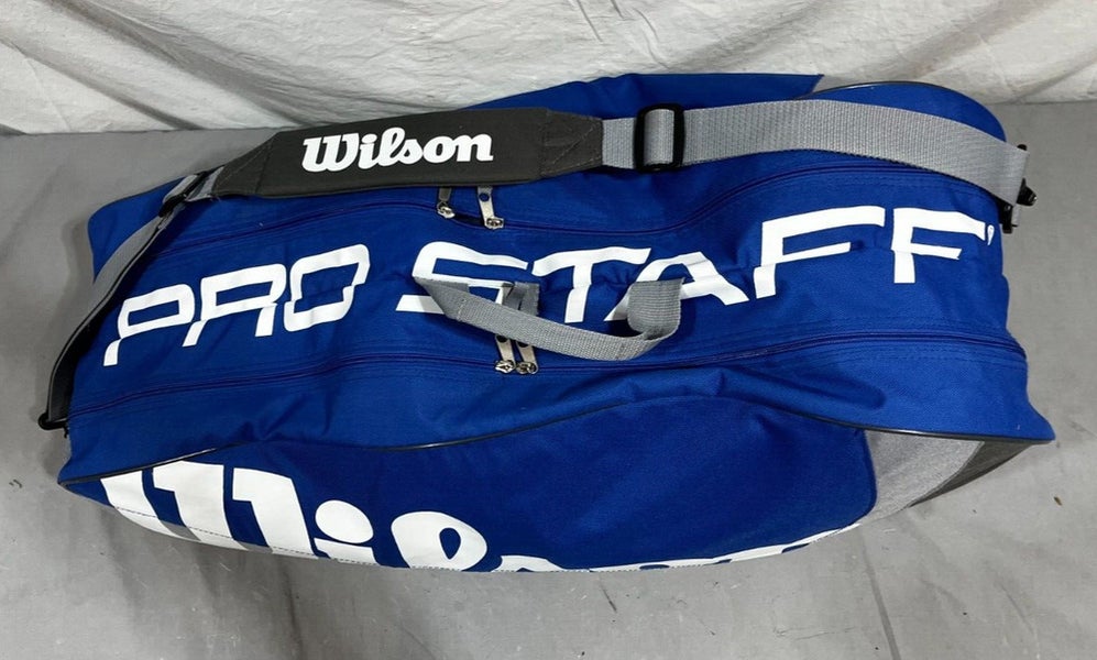 Wilson Pro Staff Triple Blue / Grey Bag (WRZ-843100)