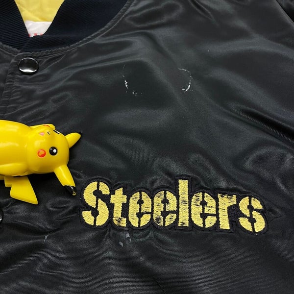 90’s Pittsburgh Steelers Starter Satin NFL Jacket Size XL