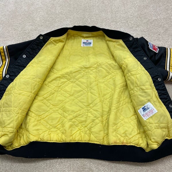 STARTER, Jackets & Coats, Vintage Yellow Pittsburgh Steelers Nfl Starter  Jacket