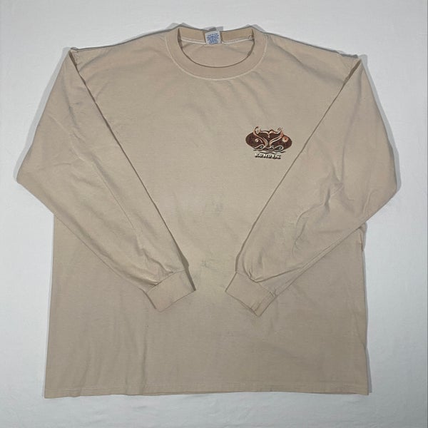 G.Loomis T Shirt Mens 2XL Grey Short Sleeve Double Sided Skeleton Fish Logo