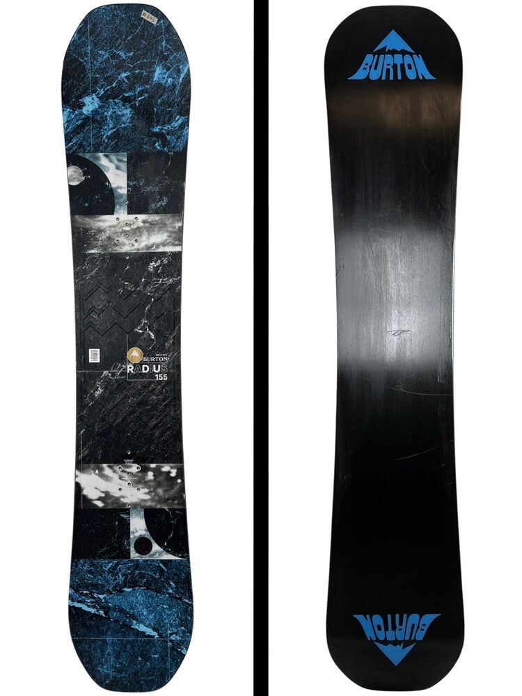 155 cm Burton Radius Flat Top Mens Snowboard #303 | SidelineSwap