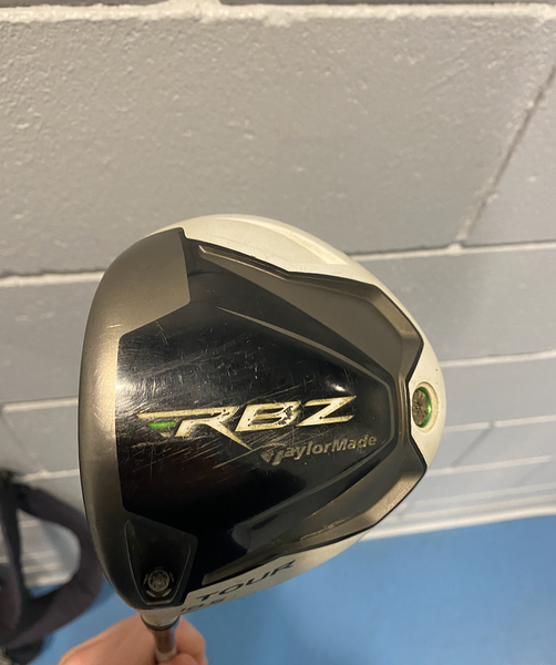 Used Men's TaylorMade Left Hand RocketBallz Driver Stiff Flex 10.5 Loft