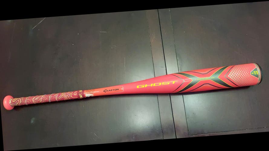 Used USA drop 11 Easton Ghost X Hyperlite Bat 19 oz 30"