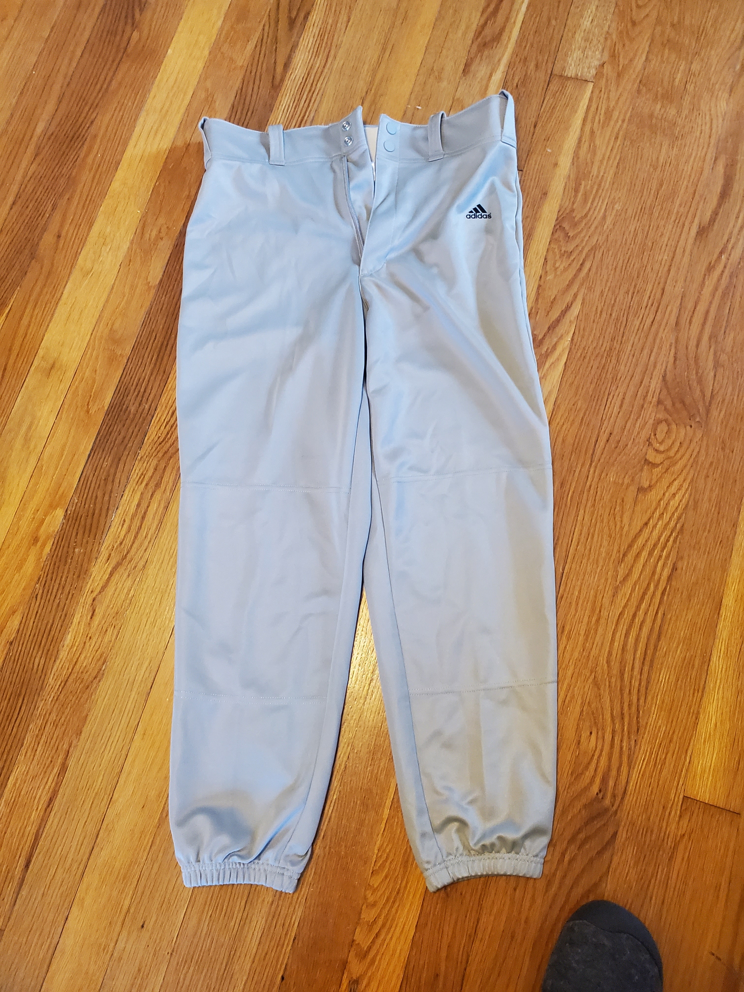 Baseball Gray Youth Men's Used XL Adidas Game Pants