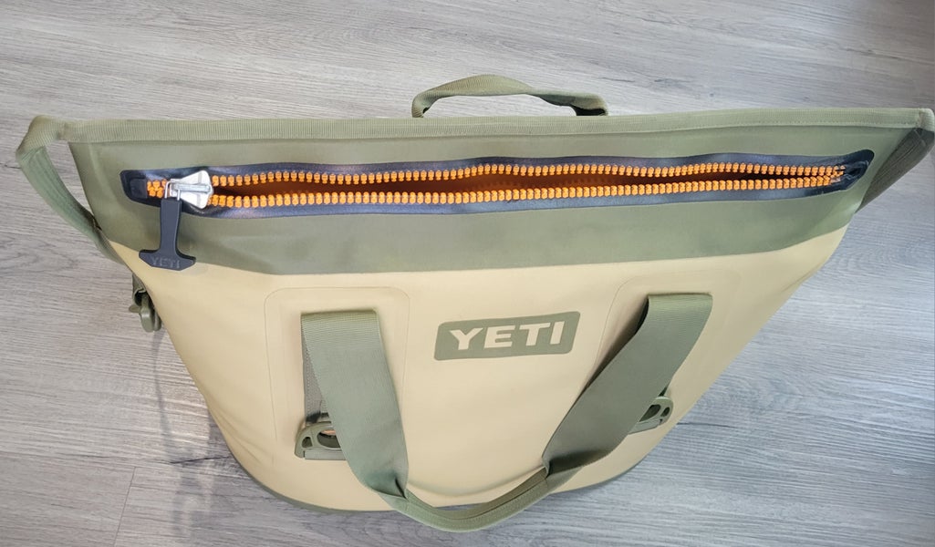 YETI Hopper 30 Cooler Tote Tan Orange 